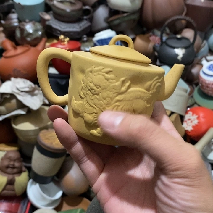 瓷片荷花的小秘密是否还有那么大