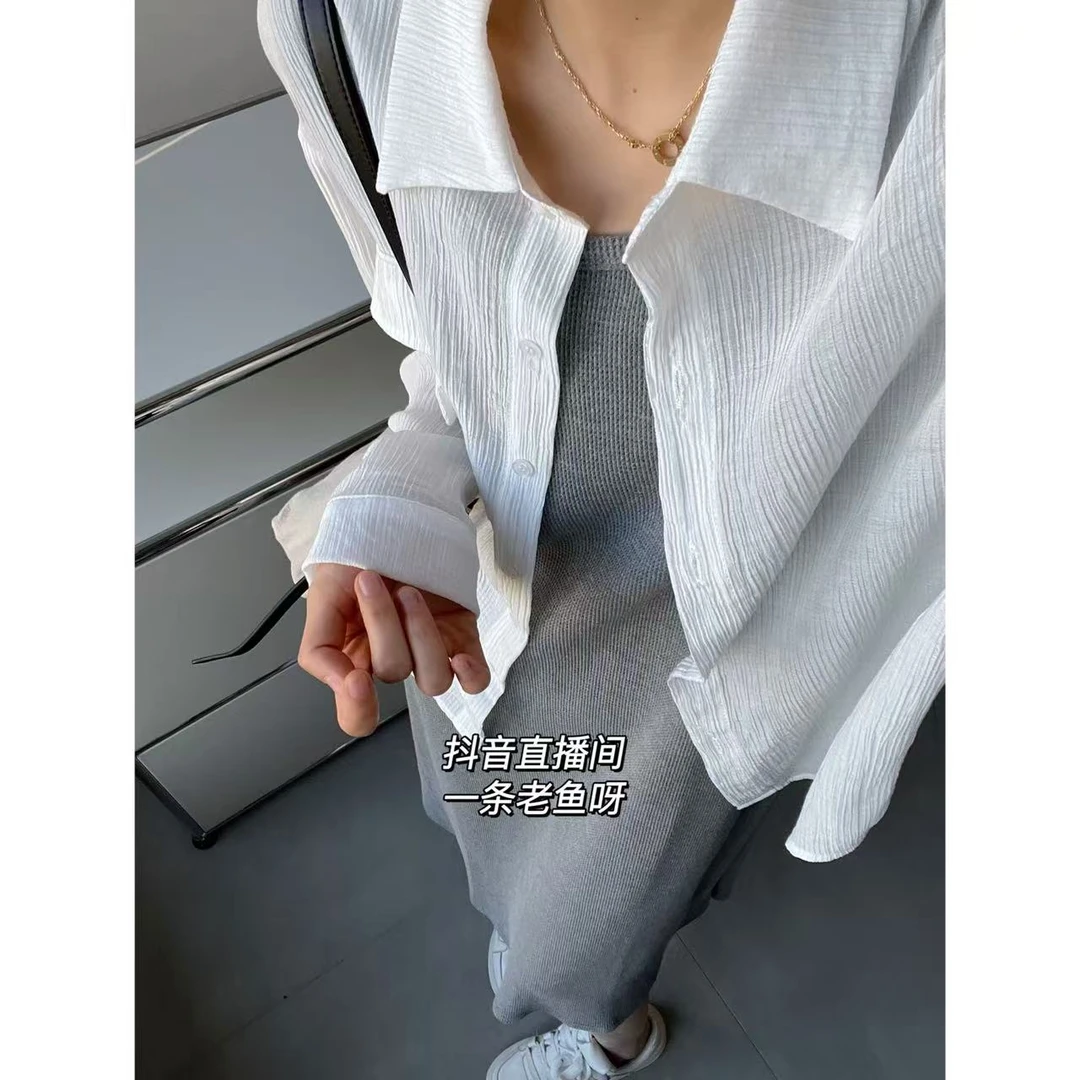 M 衬衫防晒衣女 夏季新款衬衫外套长袖