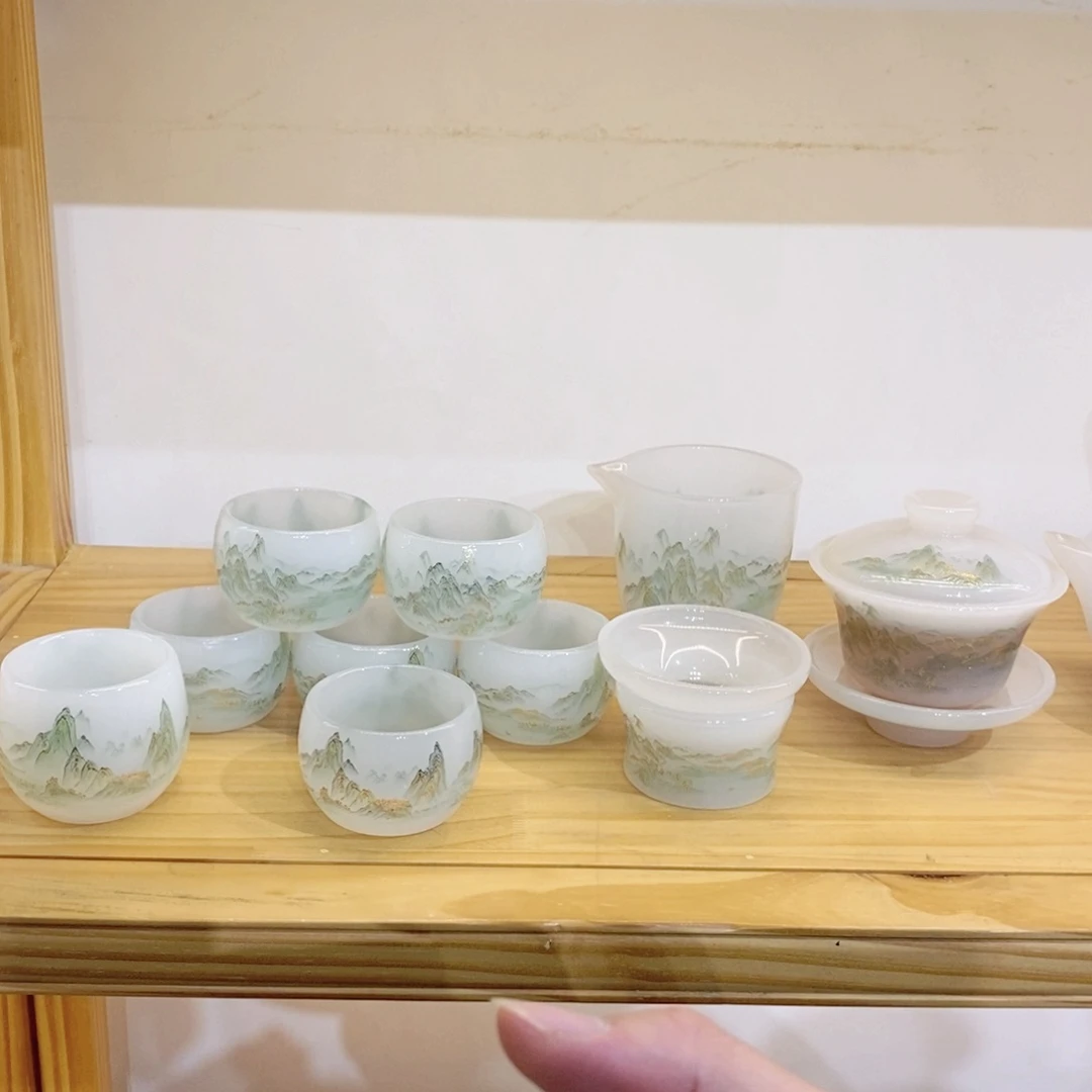 千里江山套装 不带礼盒 主人杯1