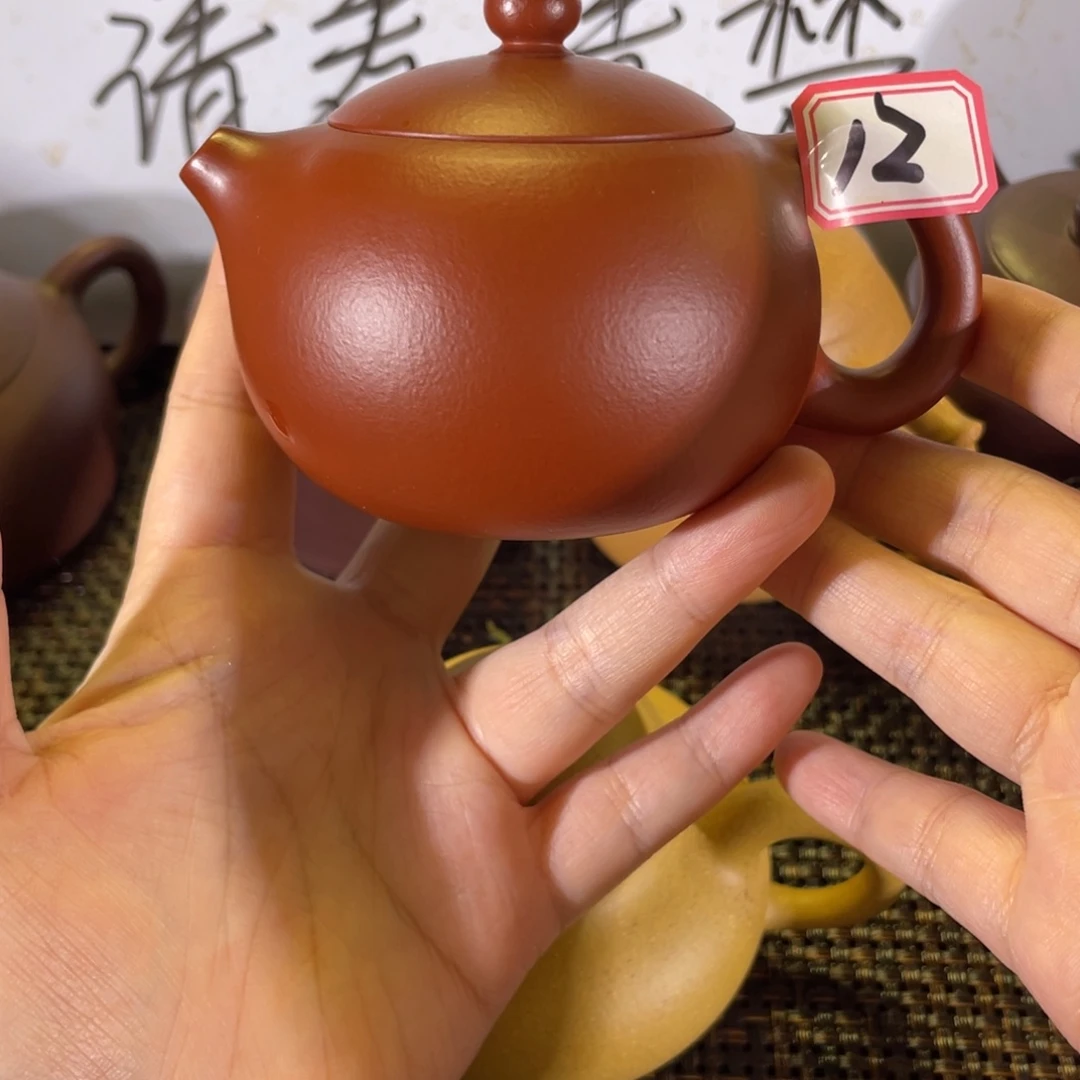 紫砂茶壶西施全手