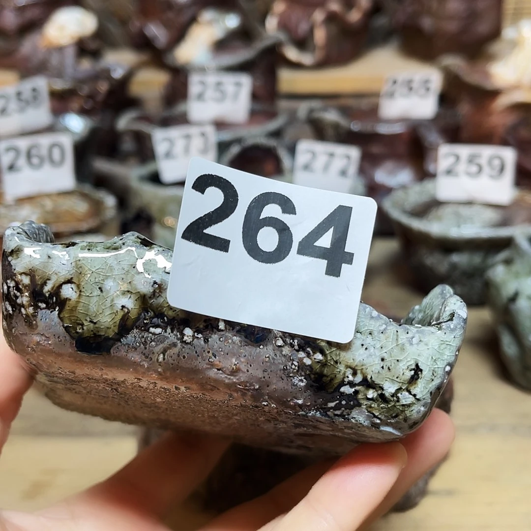 杯品**客柴烧粗陶手捏壶承粘底