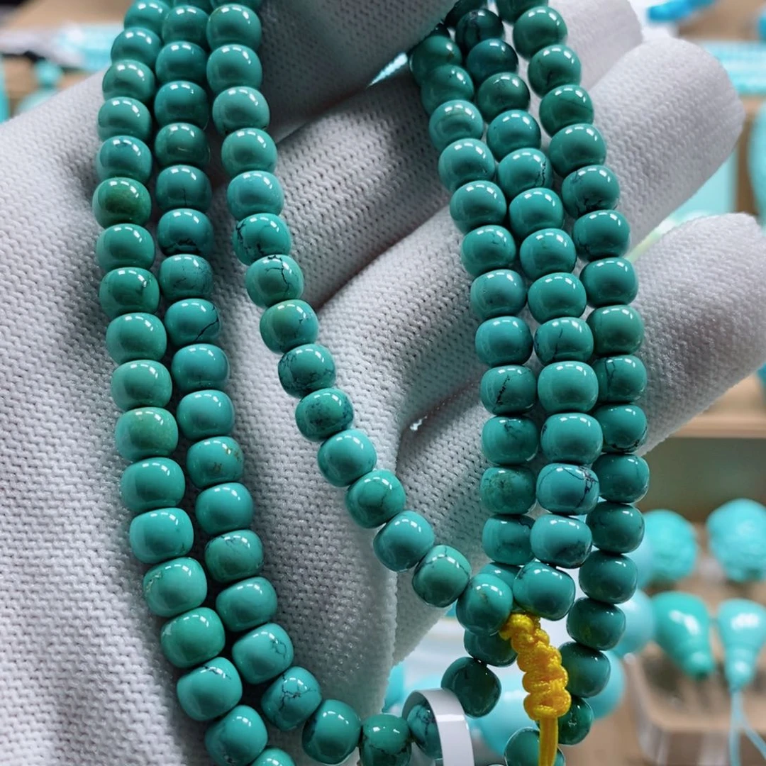 绿松石珠宝奇石未镶嵌老**啊