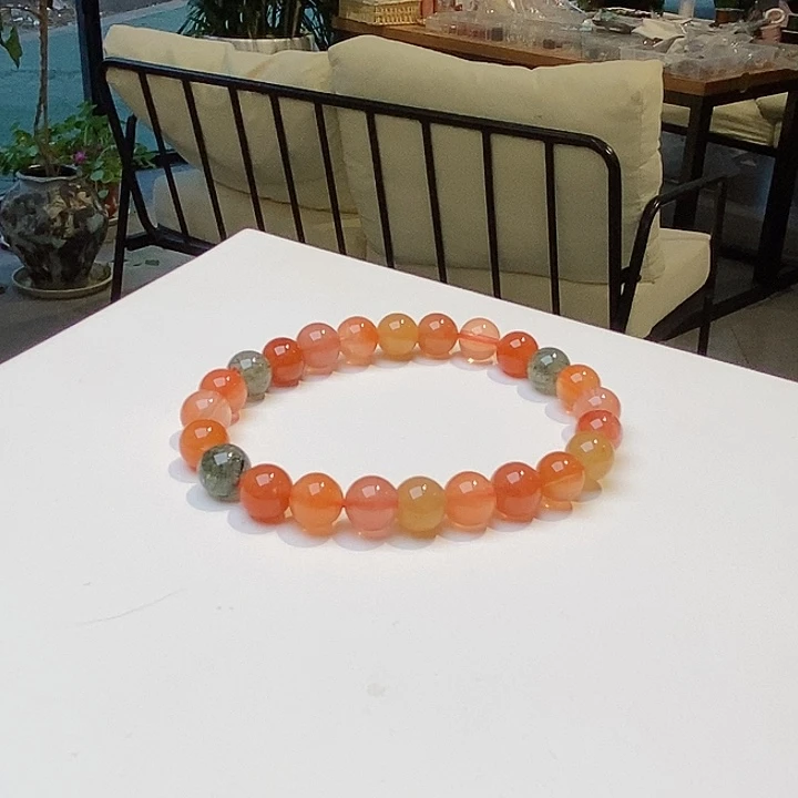 水晶手链未镶嵌手链彩兔毛