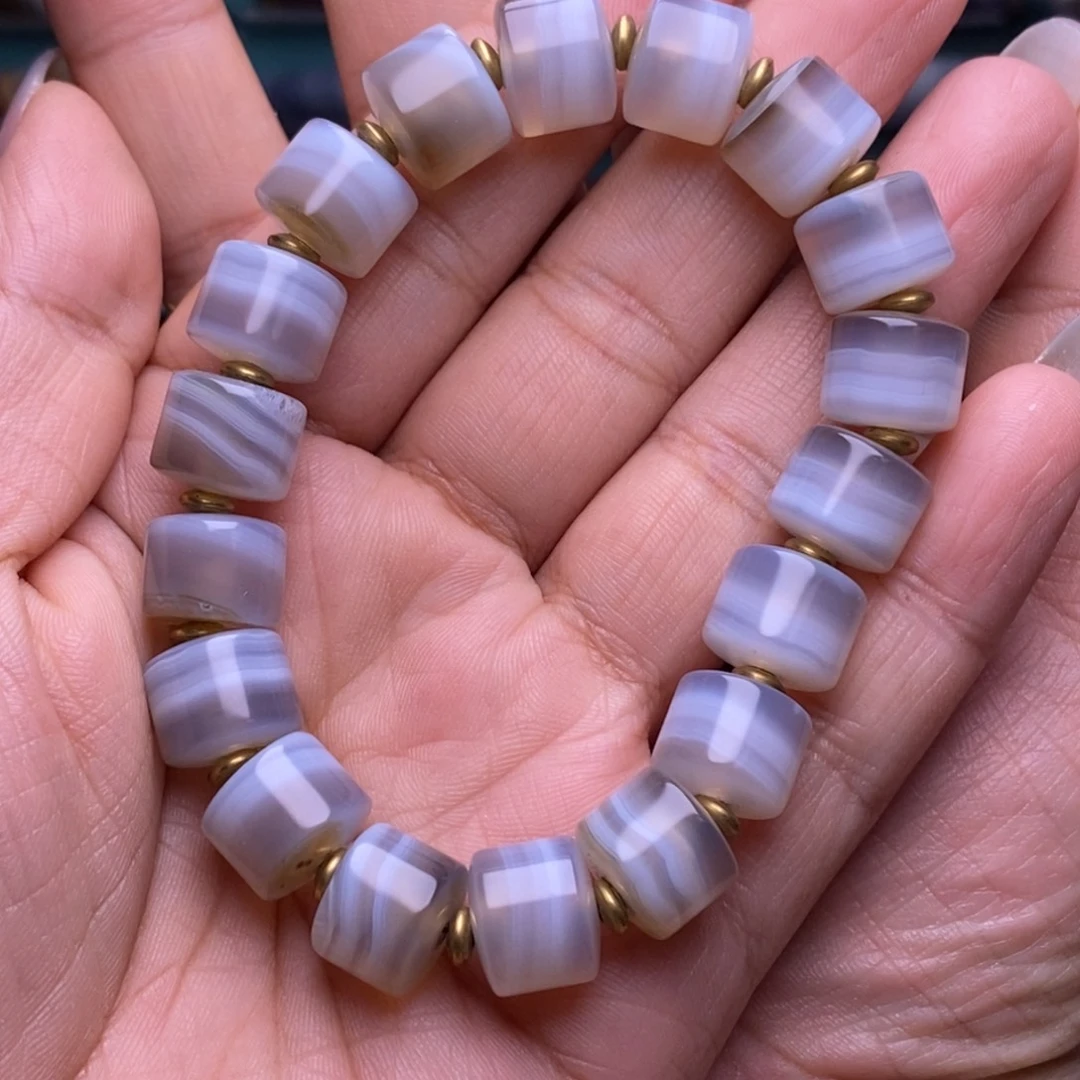 红***里玛瑙/玉髓颈饰未镶嵌