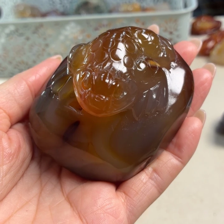 玛瑙/玉髓未镶嵌吊坠(不含链)