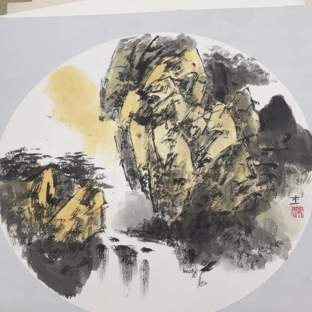 国画50-50卡纸作品艺