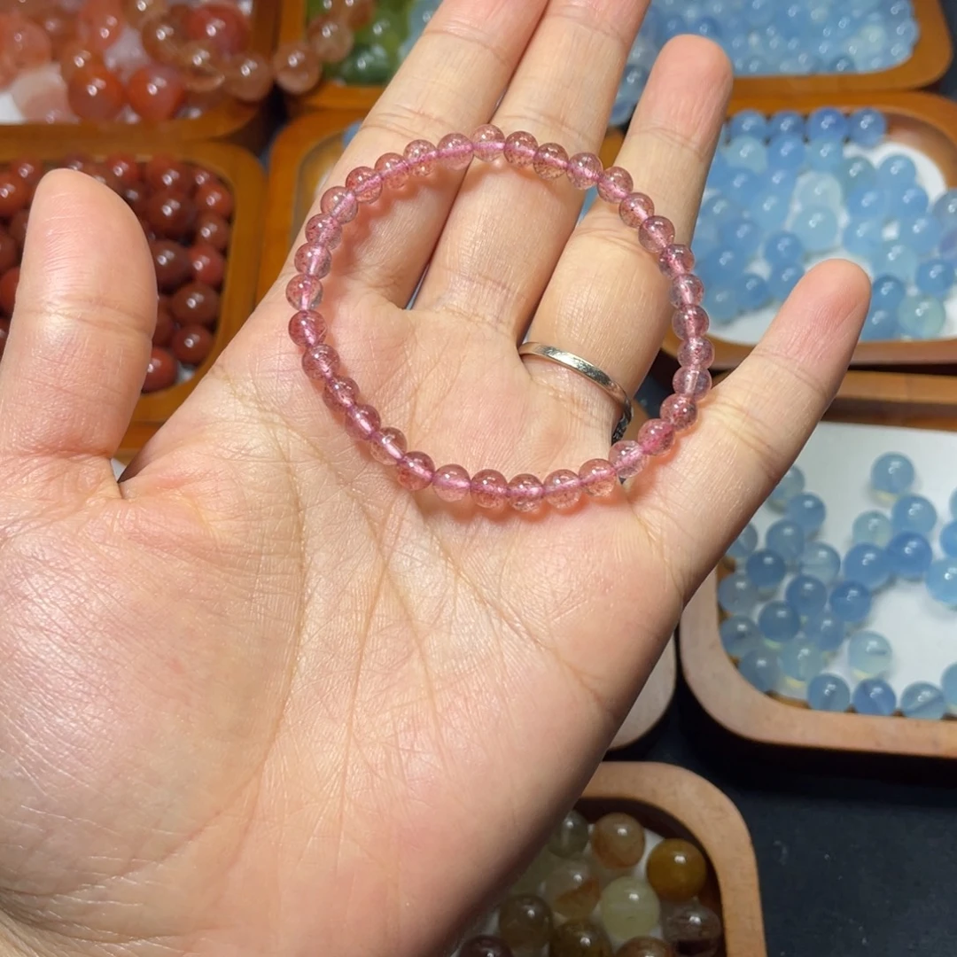 水晶手链未镶嵌草莓晶