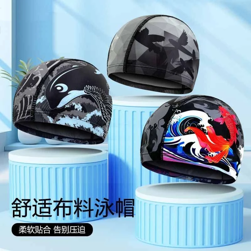 泳帽时尚女款不勒头新款男女成人男士高弹女士舒适游泳帽长发通用
