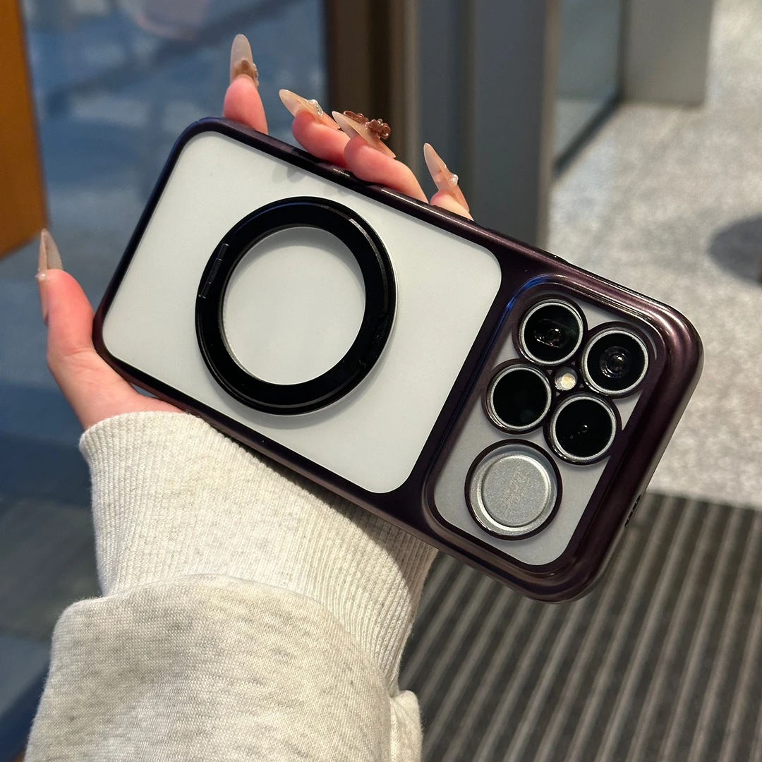 适用红米k90支点硬壳k90promax超薄冰雾半透明redmiK90网红手机壳