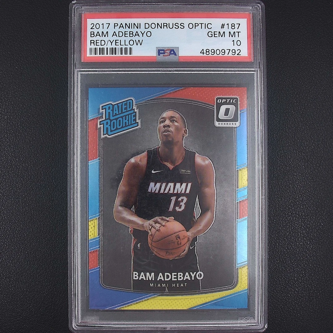 阿德巴约 无编 OPTIC 帕尼尼NBA国宝手提签字球星卡