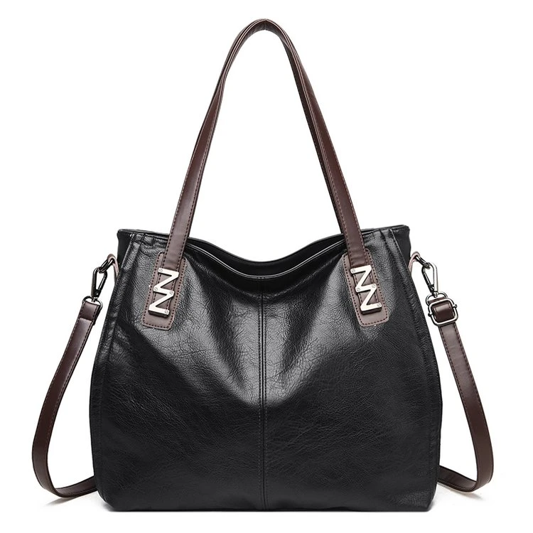 【HM】长34宽13高32新款轻奢时尚潮流洋气单肩包6148黑色