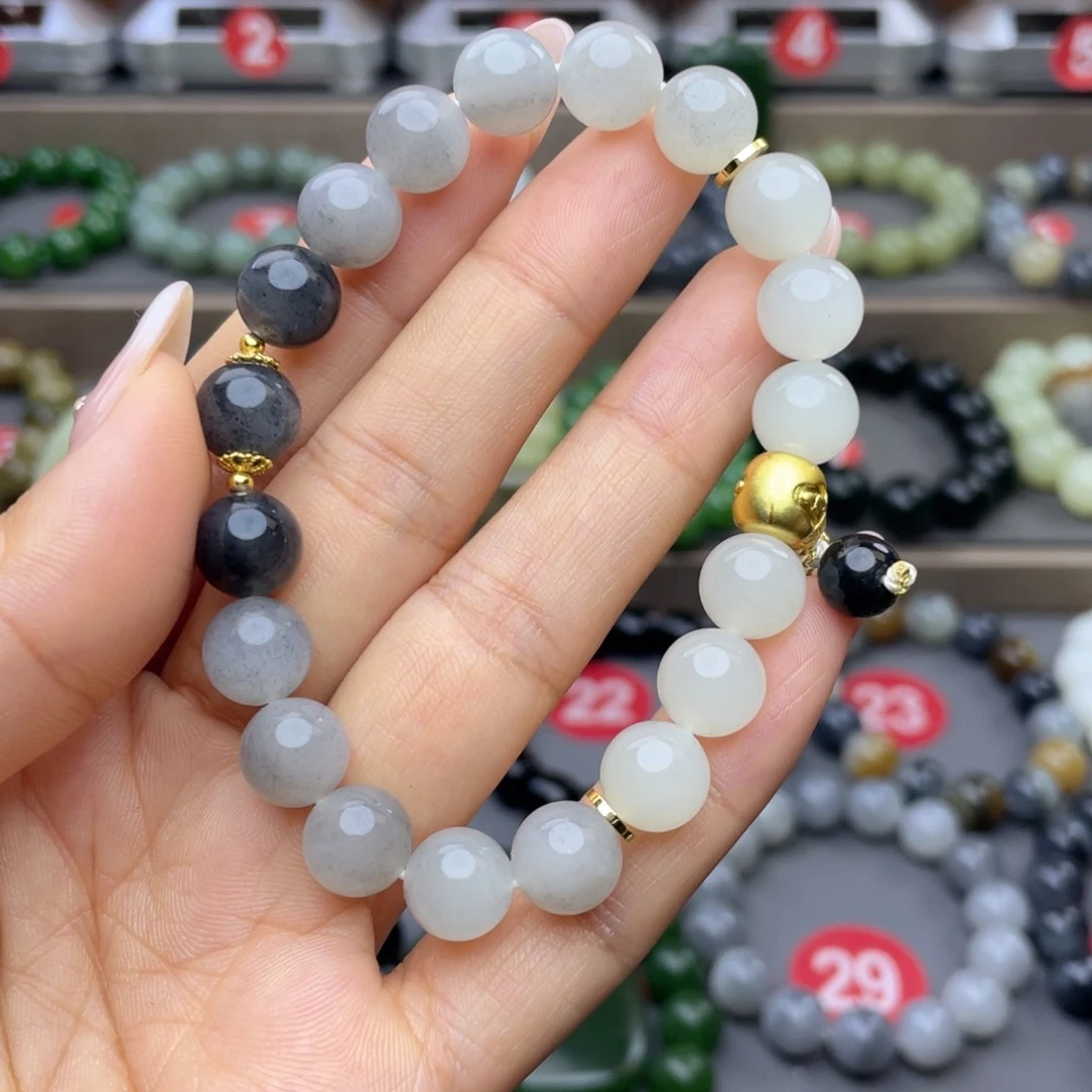 未镶嵌手串和田玉