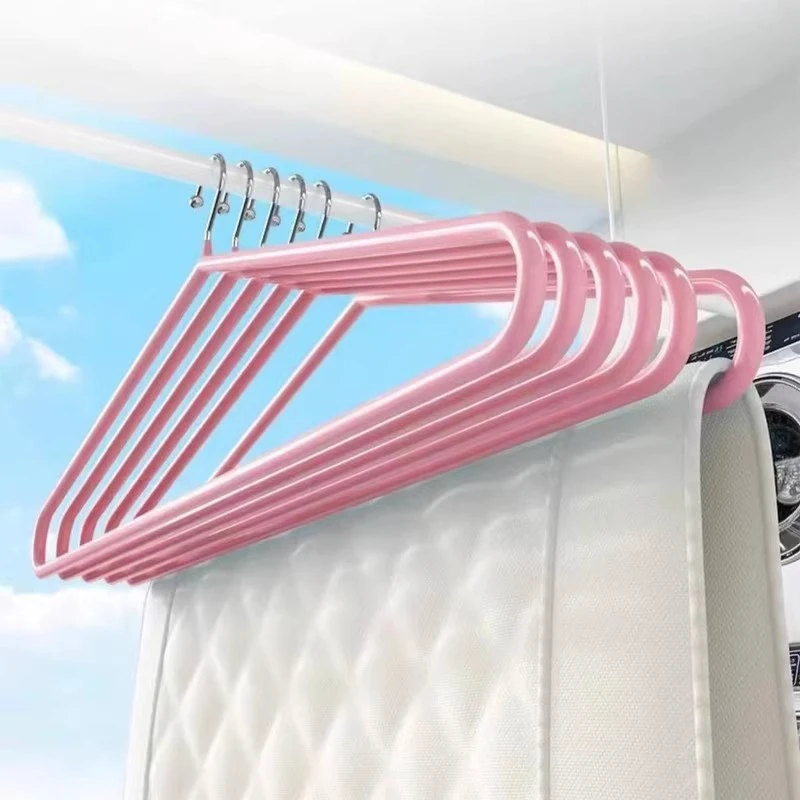 【拍一发三】大衣架晒被子床单浴巾专用家用阳台加长款晾晒被套神器