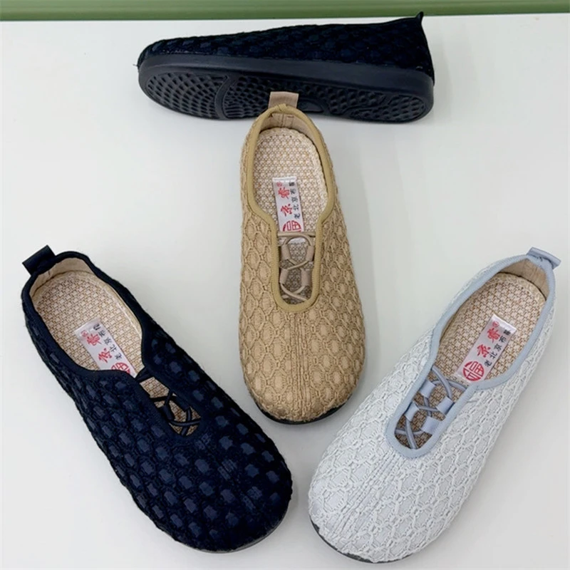 老北京新款韩版平底豆豆鞋欧美范低帮防滑渔夫鞋中老年小众女单鞋