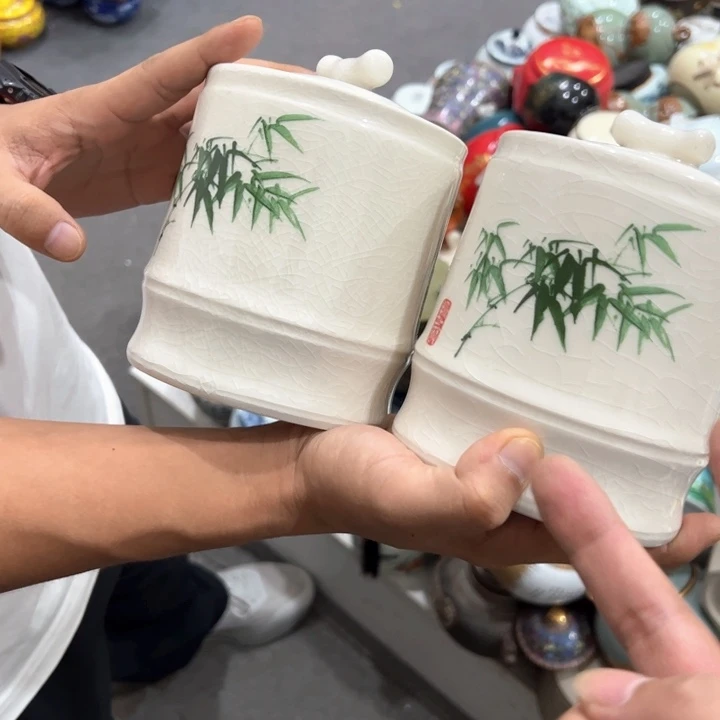 瑕疵福利品陶瓷茶叶罐
