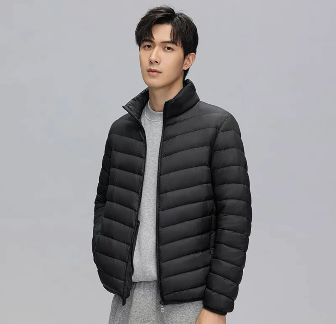 U家正品男士轻薄款羽绒服男士秋冬休闲短款外套nk-1