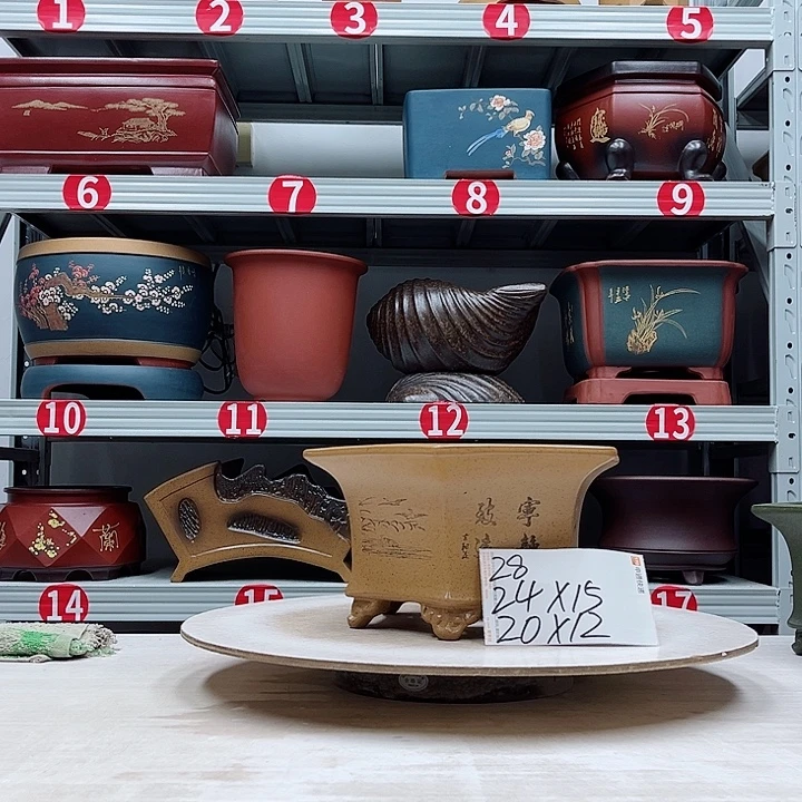 紫砂花盆紫砂花盆