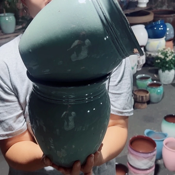 花盆花盆口17高21