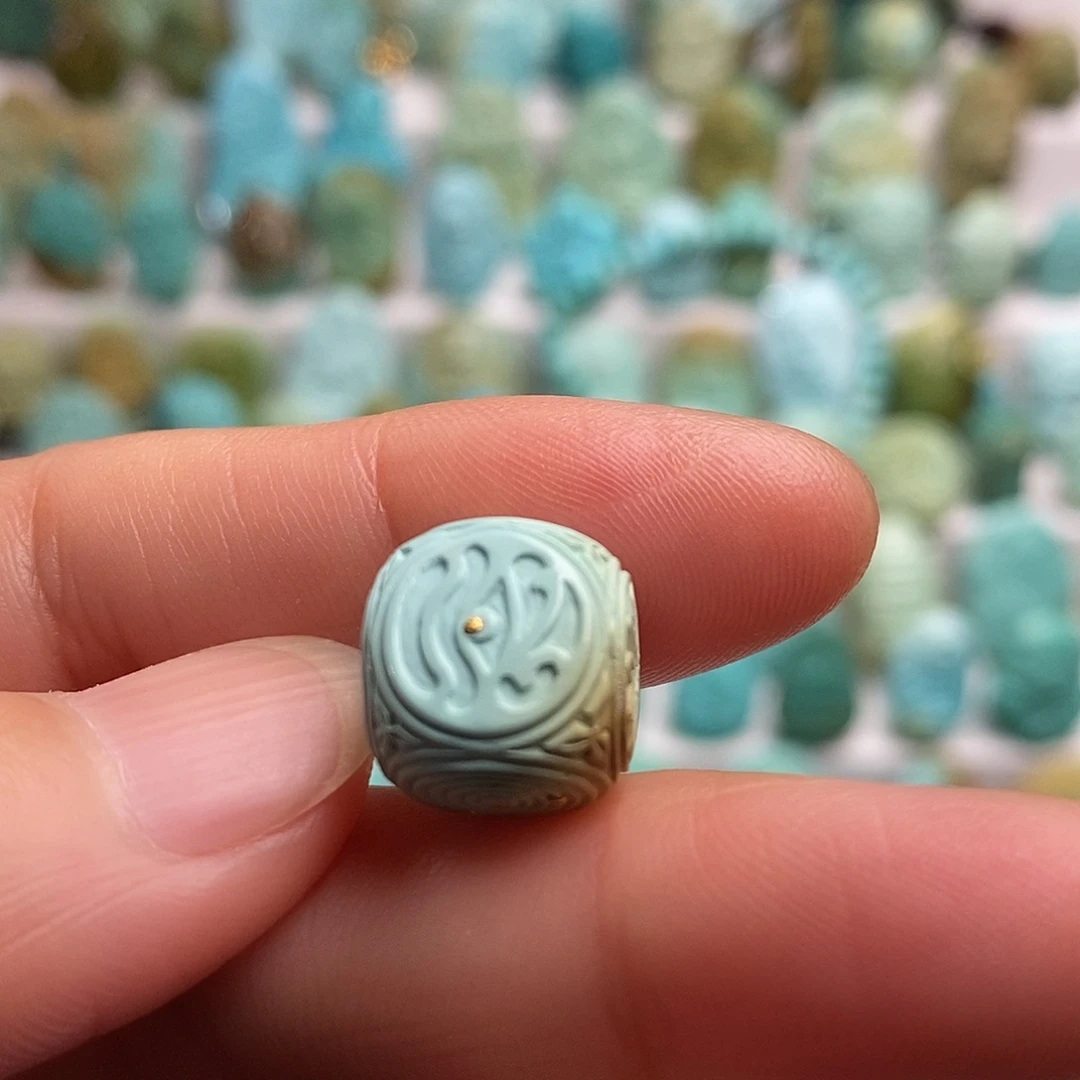 未镶嵌绿松石绿松石绿松石