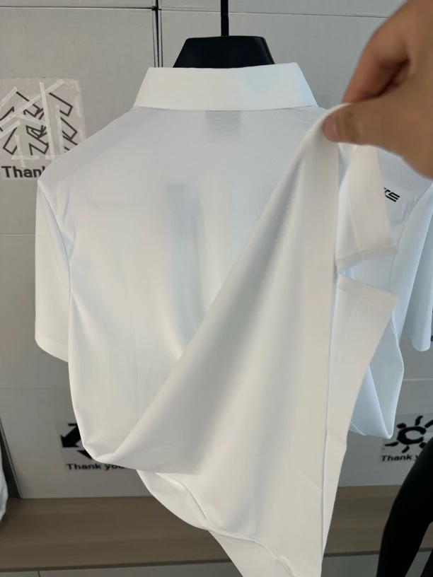 迪迪高尔夫免烫修身型夏季短袖Polo衫衬衫上衣休闲