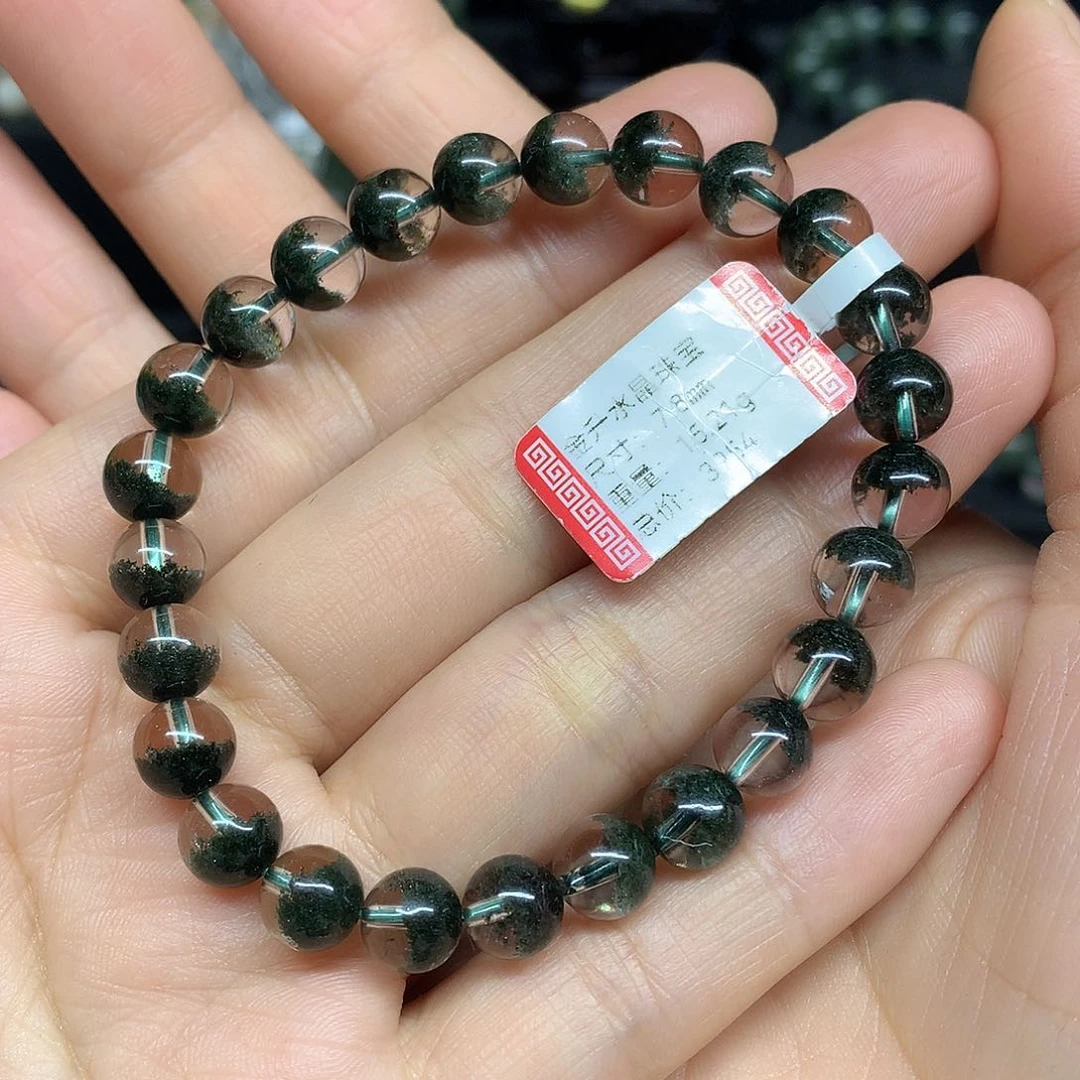 水晶手串未镶嵌天然水晶