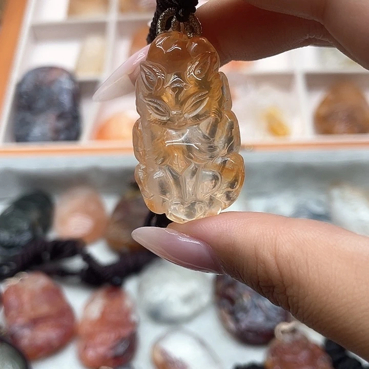 颈饰未镶嵌水晶天然