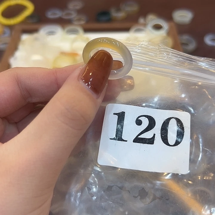 玛瑙/玉髓合金戒指120港12