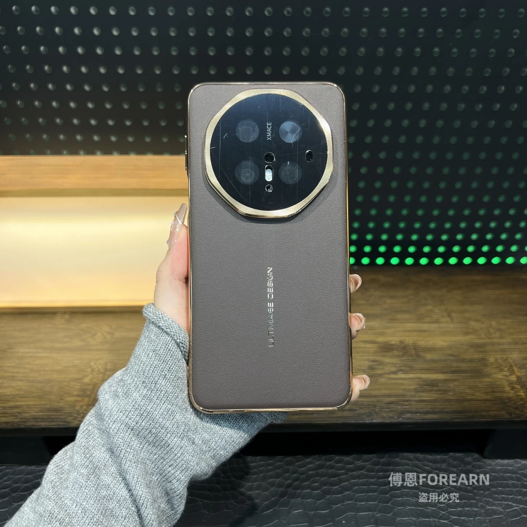 适用于华为Mate70Pro手机壳支架真皮mate70rs非凡大师保护套新款