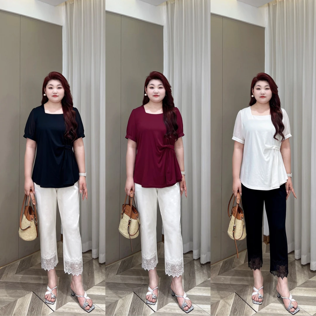 【上新上衣】PMM81901夏季新款纯色时尚百搭收腰显瘦休闲短袖T恤