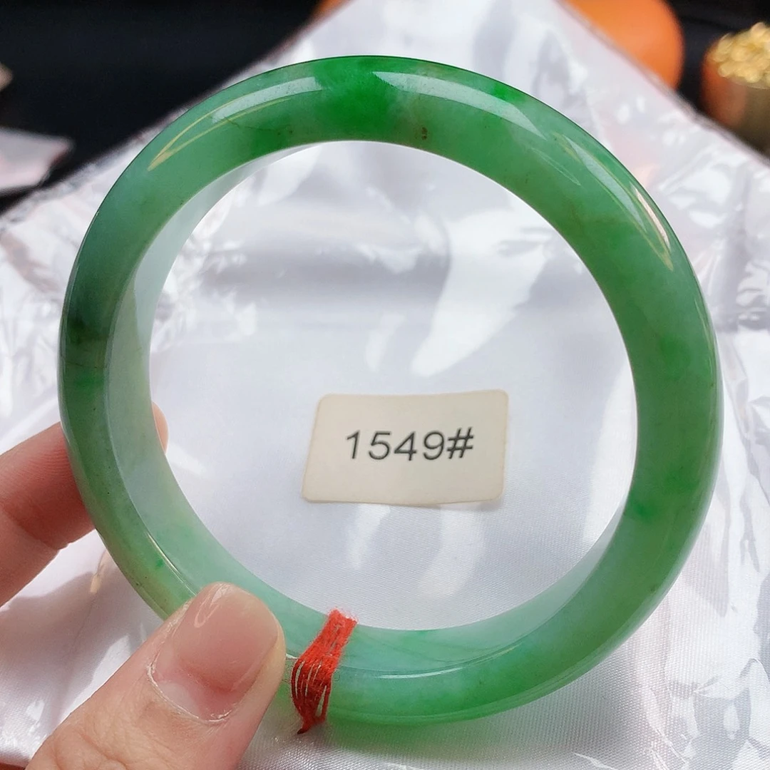 翡翠手镯未镶嵌62圈1549