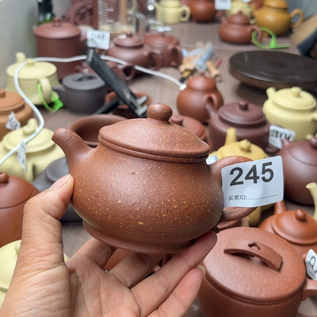 紫砂茶壶大*降坡泥半手220cc