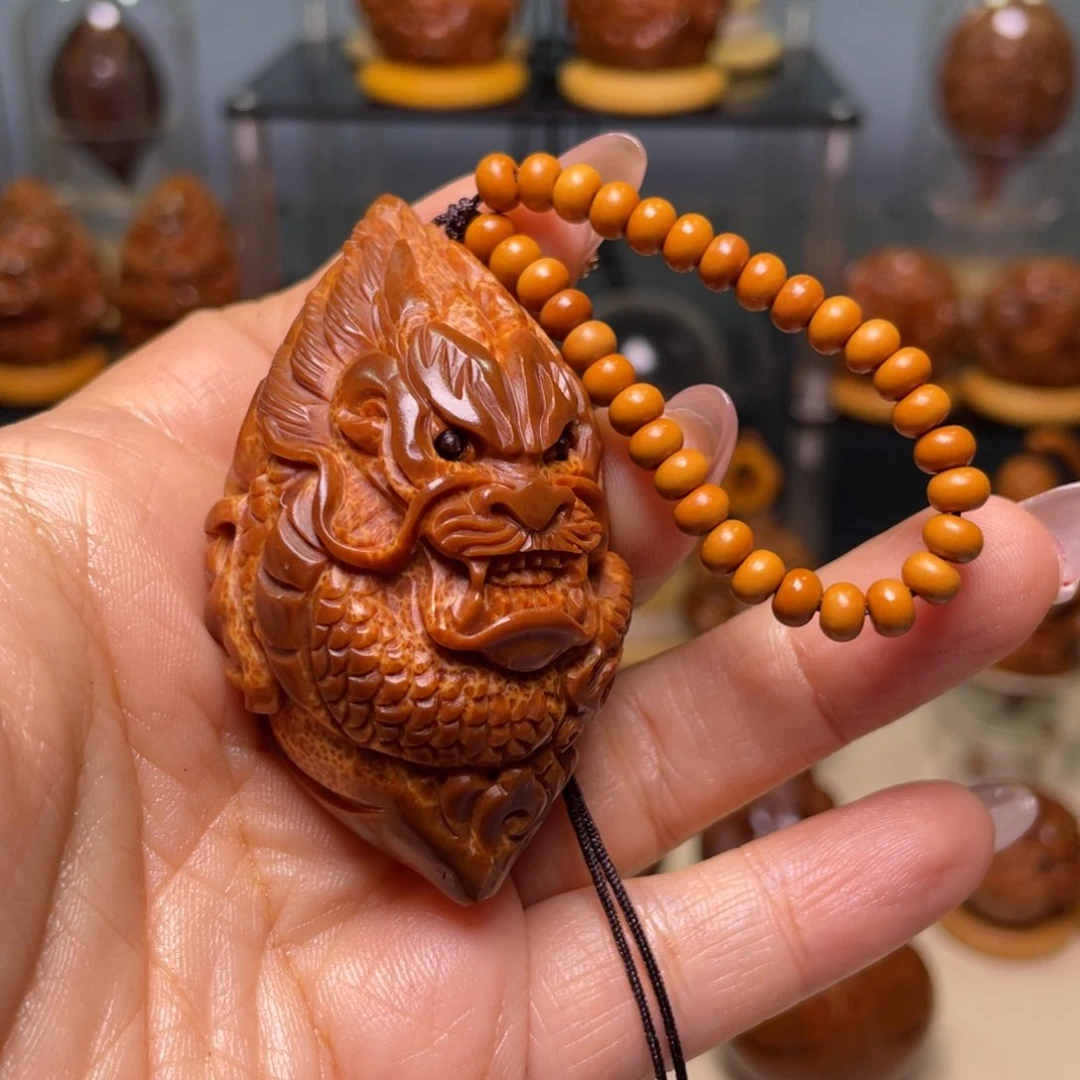 橄榄核手串/手链（**）盘龙链子一套