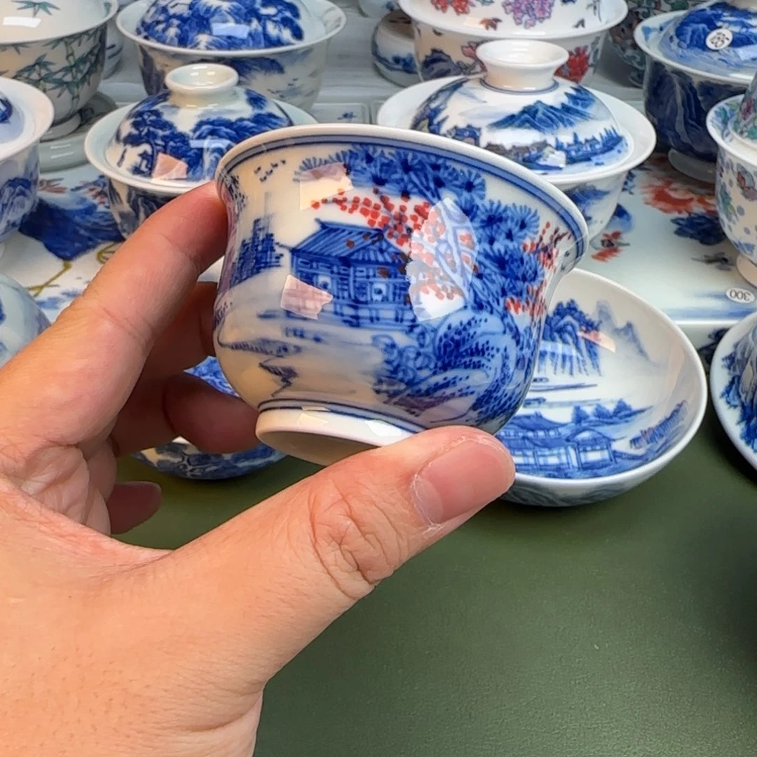 抖音陶瓷闪购纯手工手绘111