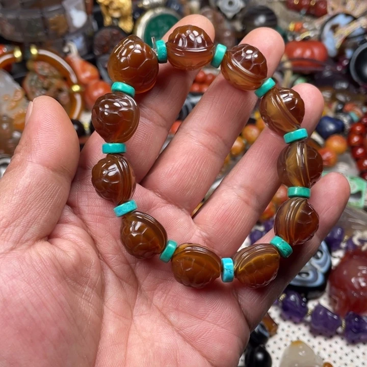 玛瑙/玉髓未镶嵌颈饰