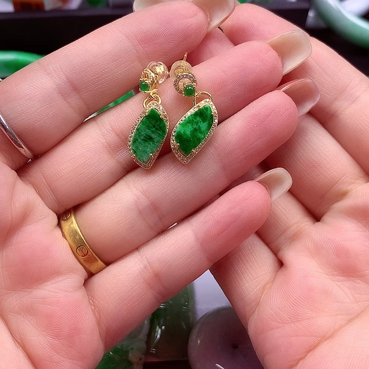 颈饰银S925镶嵌翡翠翡翠