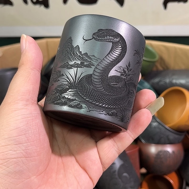 茶杯紫砂全手工紫砂主人杯