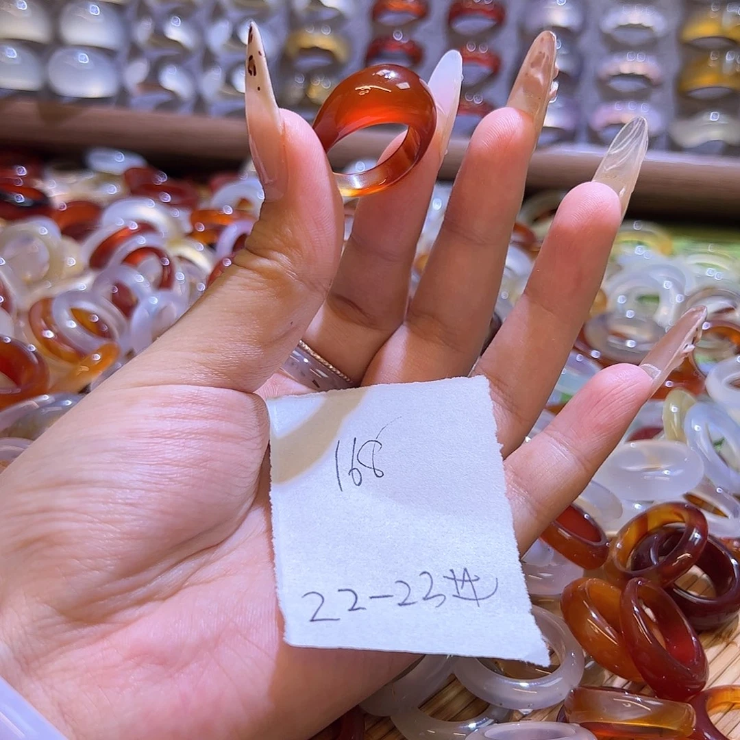 未镶嵌戒指玛瑙/玉髓