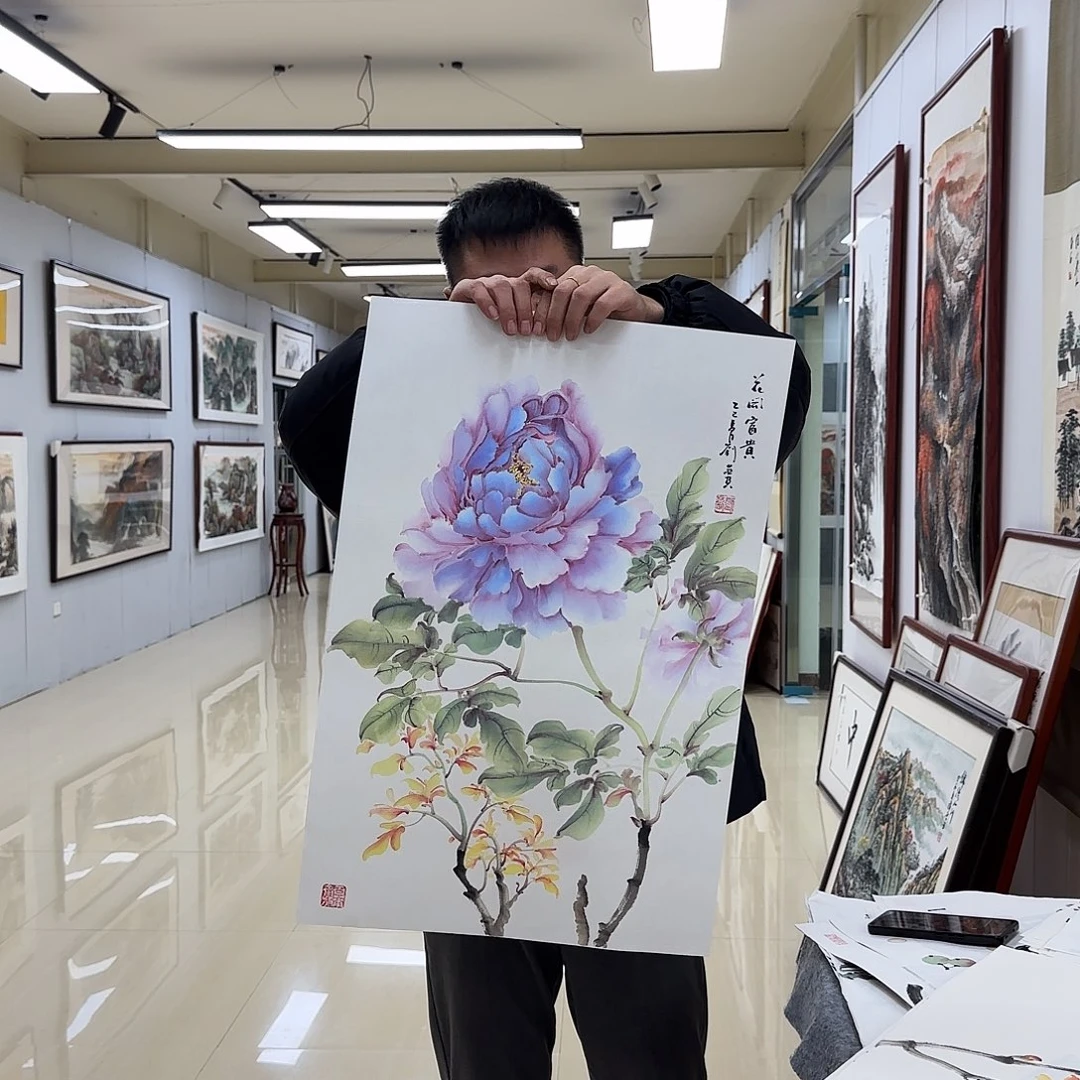 国画国画作品集一个由