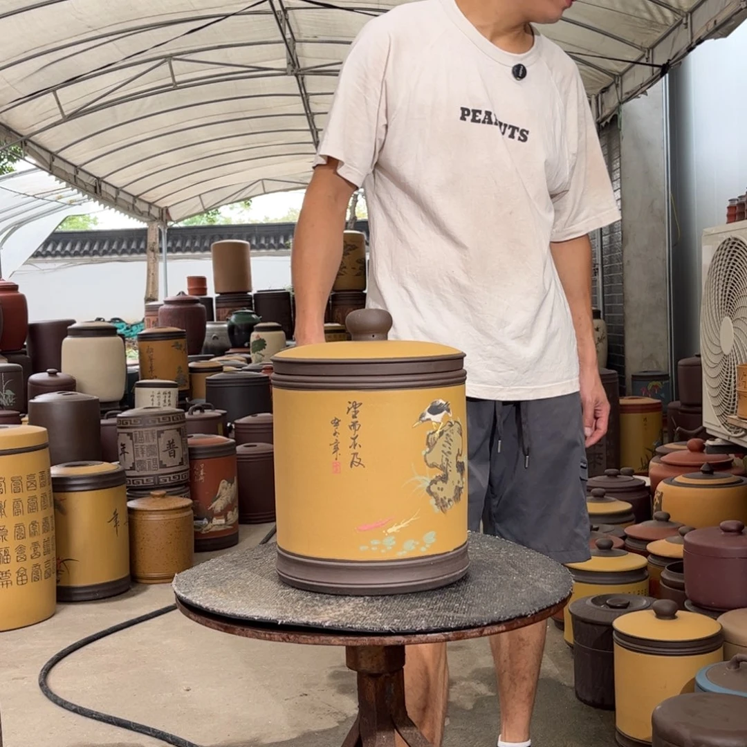 紫砂茶叶罐8 饼茶叶罐