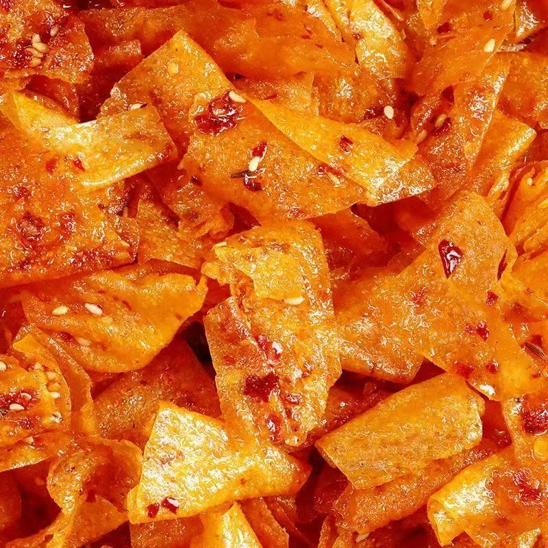 【开年福利】香辣脆豆皮麻辣豆皮大包装香辣过瘾怀旧解馋小零食