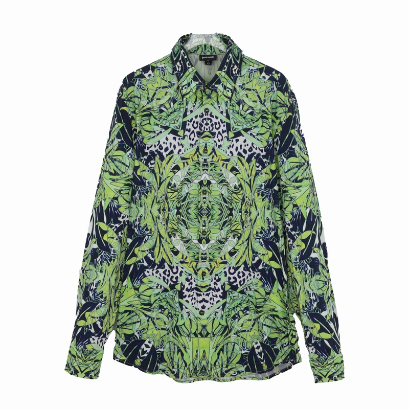 JUST CAVALLI 男士设计感花色衬衫S01DL0066N36541
