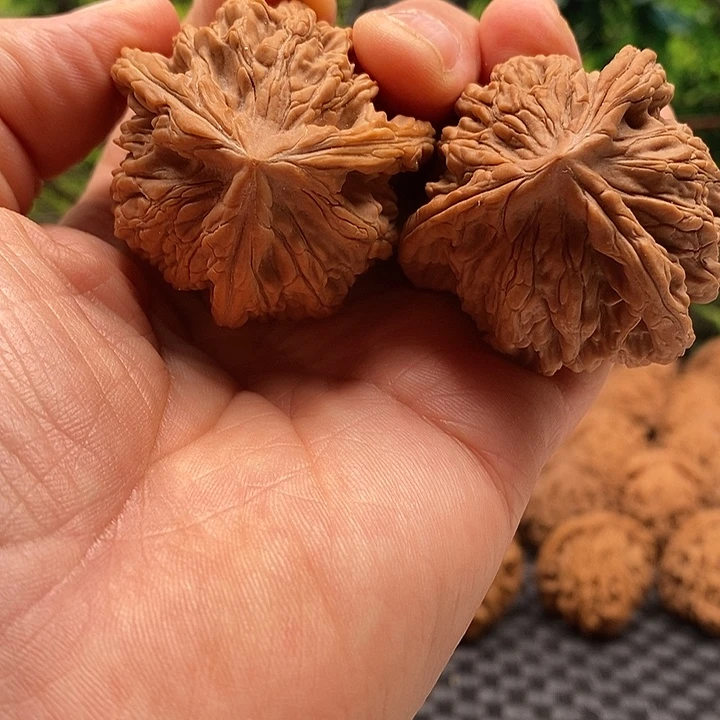 琴***旧银S925百年老树堂虎核桃