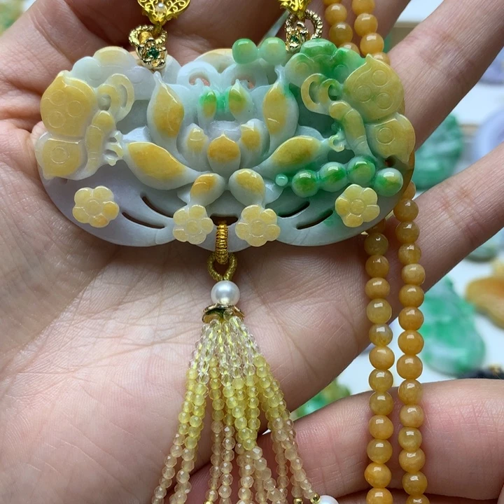 颈饰未镶嵌翡翠翡翠