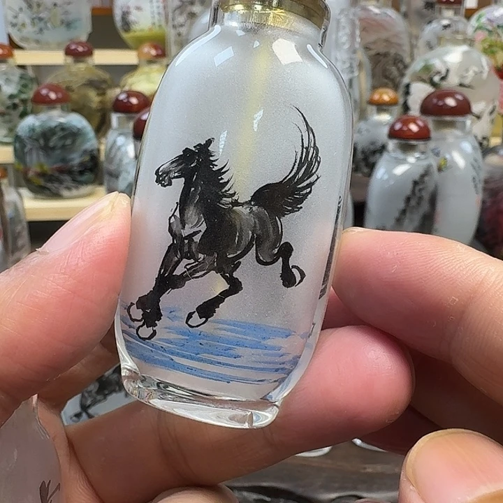 鼻烟壶手工绘制包邮马