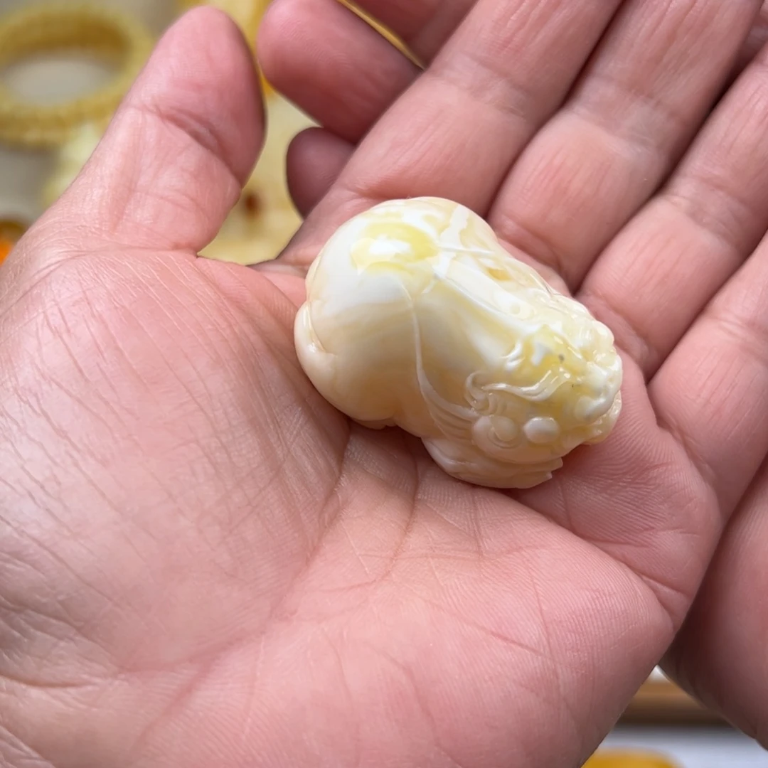 蜜蜡未镶嵌颈饰纯天然琥珀蜜蜡