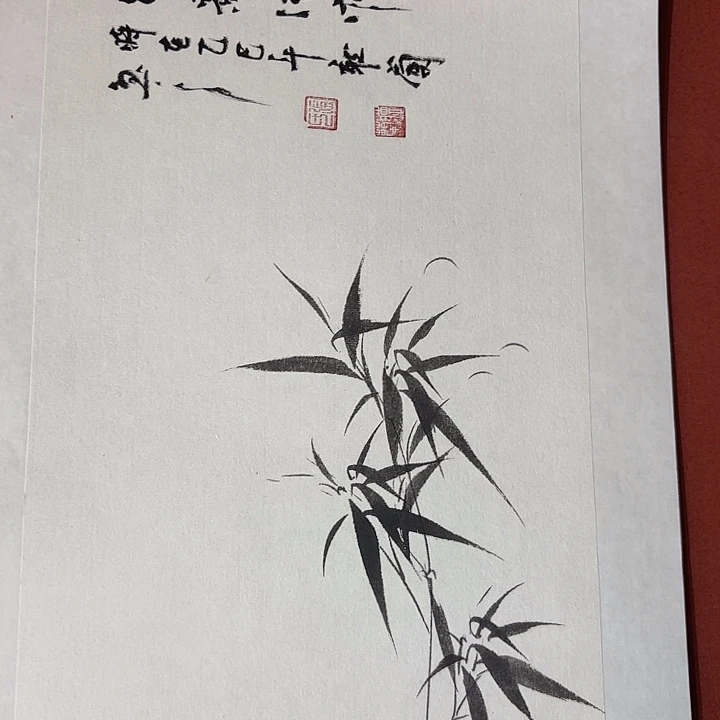 国画听兰老师花鸟