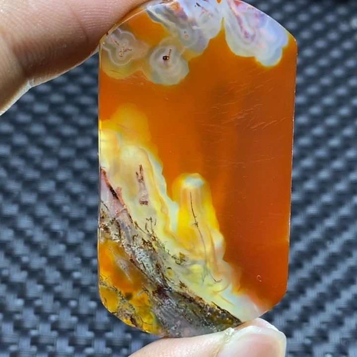 玛瑙/玉髓颈饰未镶嵌绿***湾