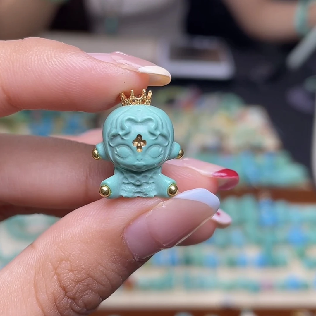 高品质湖北十堰原产地设计款时尚精致diy手串配件矿松项链女泡泡