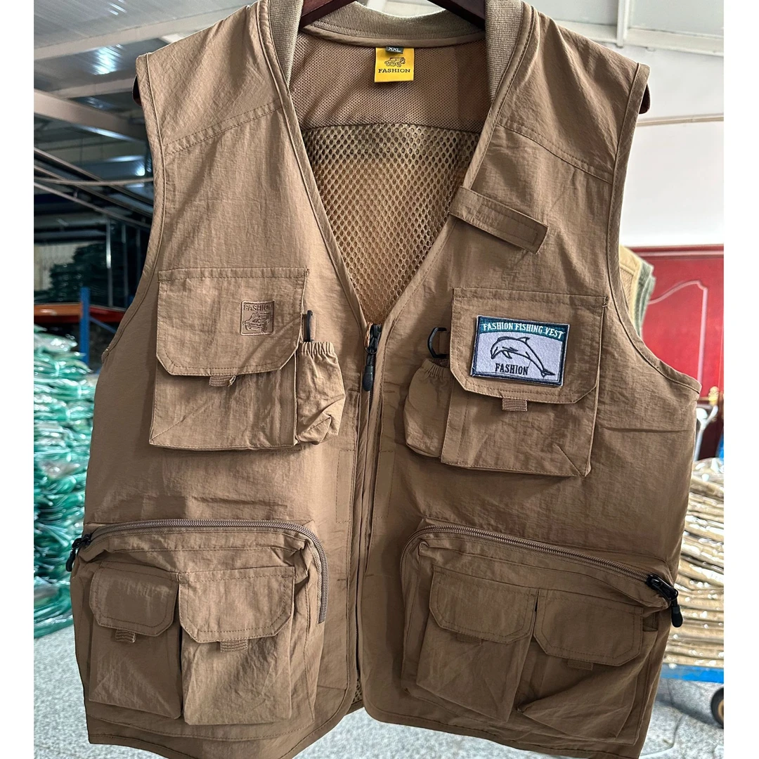 春秋不限季节多口袋背心男款摄影工装马夹夏季复古户外