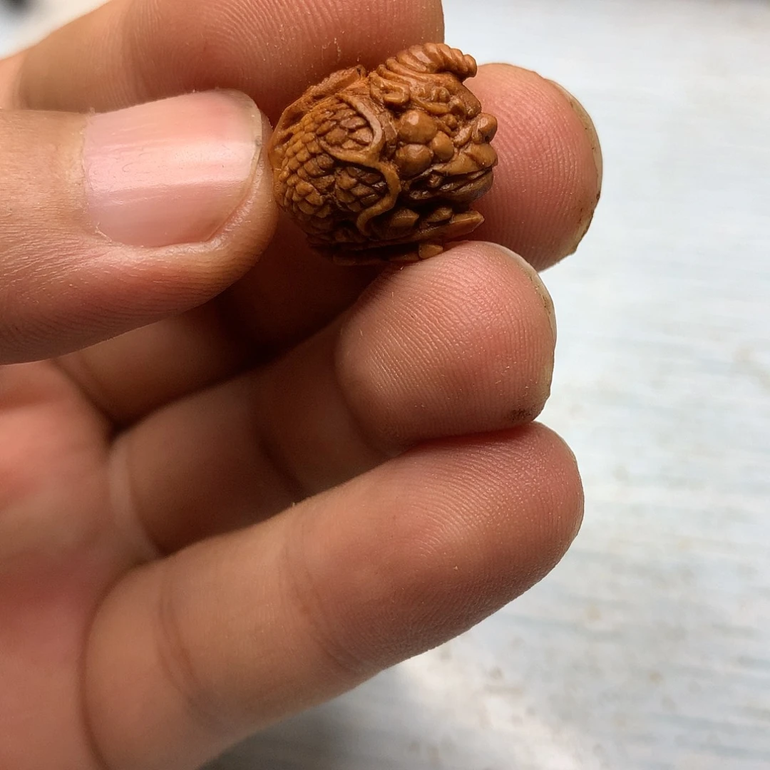 核桃手串/手链野生龙纹桃核招财小滑板貔貅